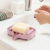 Creative Drainage Soap Dish Plastic Soap Holder with Waterproof Drainage Hole for Bathroom, Soap Storage Box, Bathroom Accessory, Soap Holder