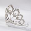 Rhinestone Crystal Pearl Headband Head Accessories Crown Jewelry Headpiece  Bridal Wedding