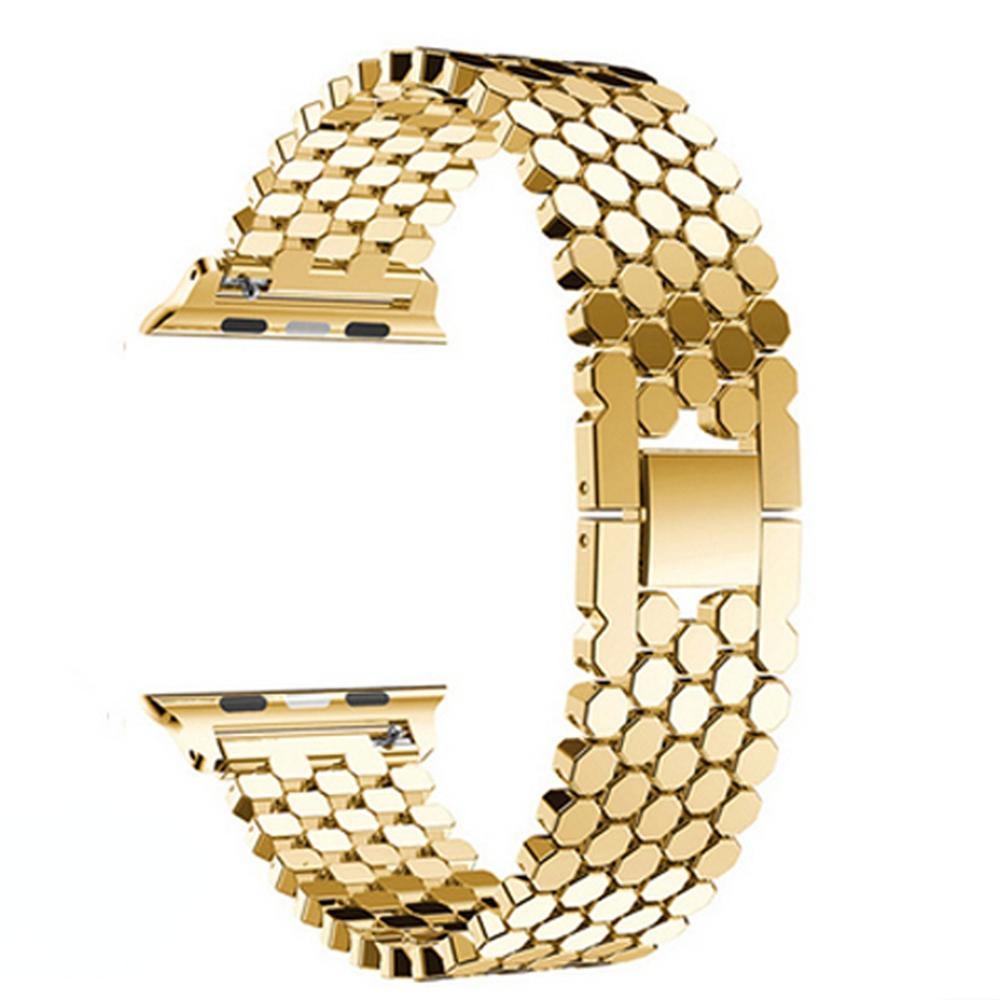 

Ремешок из нержавеющей стали с рыбьей чешуей для Apple Watch Ultra 49 мм 40 мм 44 мм 41 45 мм, ремешок для iWatch 9 8 7 5 4 SE 38 42 мм, роскошный ремешок-браслет 38mm 40mm 41mm