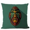 African Ethnic Tribe Totem Linen Cushion Cover Symbol Colorful Mask Printed Gallery Art Decor Pillow Case Fundas De Cojin