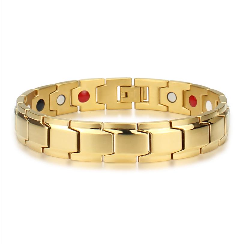 

Магнетизм Браслет-бенгл из нержавеющей стали шириной 9 мм Итальянский эластичный браслет с подвесками Простой дизайн Мужской Женский DIY Ювелирные изделия Подарки