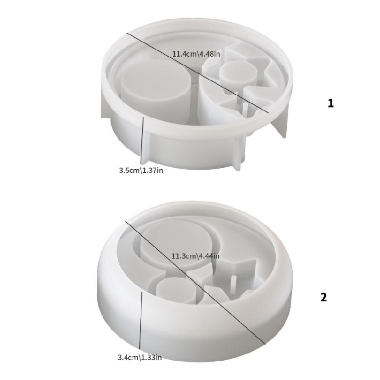 Stabile Silikonform-Zubehör für Stern- und Mond-Kerzenhalter sowie Räucherständer Wiederverwendbar für die Heimdekoration