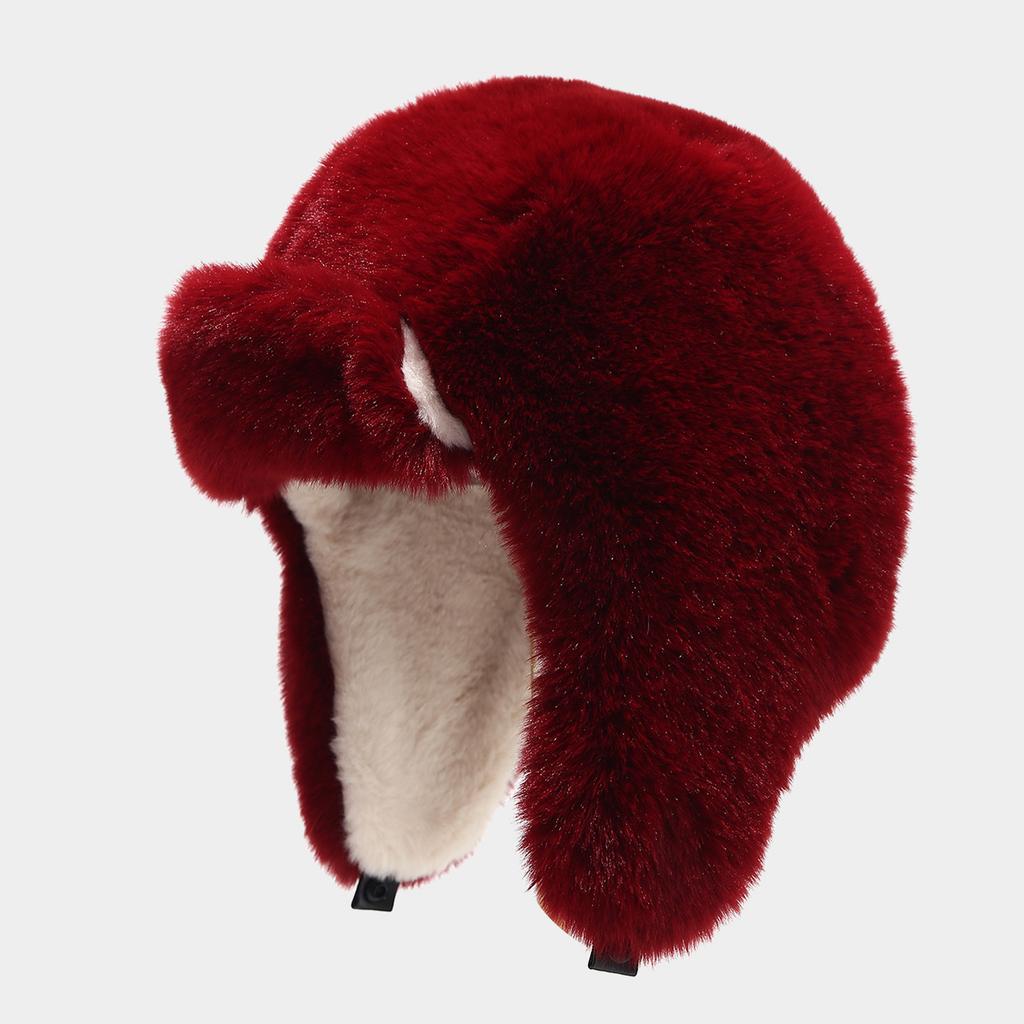 Unisex Winter Trapper Hat with Ear Lined for Outdoor Cold