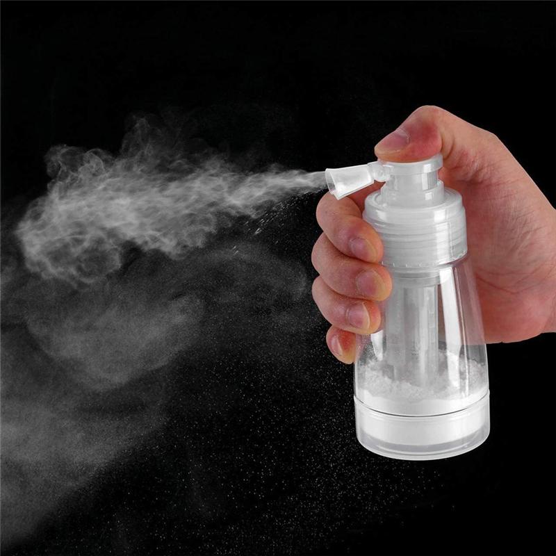 

ABKR-180Ml Hair Salon Hairdressing Sprayer Bottle Portable Powder Bottle Powder Dispenser Plastic Sprayer Bottle чорний