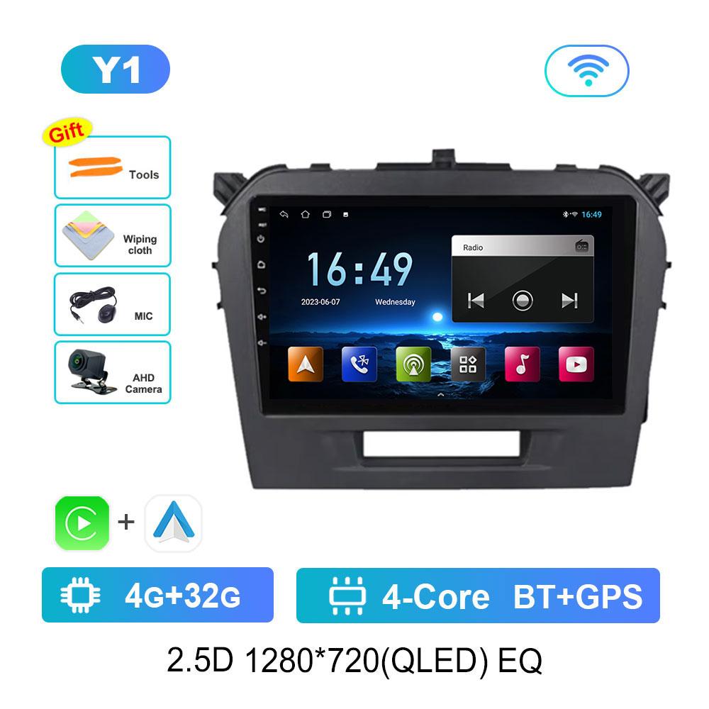 GPS Navigation WiFi 4G for Suzuki Vitara 2015 - 2019 Car Video Multimedia Player Touch Screen Android OS Bluetooth Head Unit