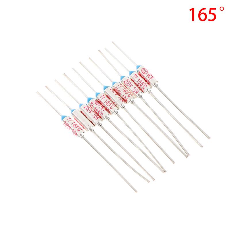 10 Stück Reiskocher Überhitzungssicherung Tf Thermosicherung Ry 10A 15A 250V Temperatur 72C 85C 95 110C 130C 135C 142C 145C 280C 285C 300C