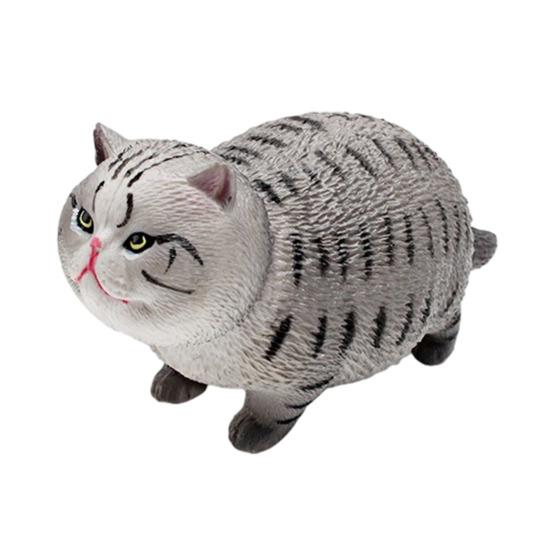 PVC Simulated Cat Model Miniature Kitten Figurine Statue Sculpture Educational Animal Toy Desktop Decoration