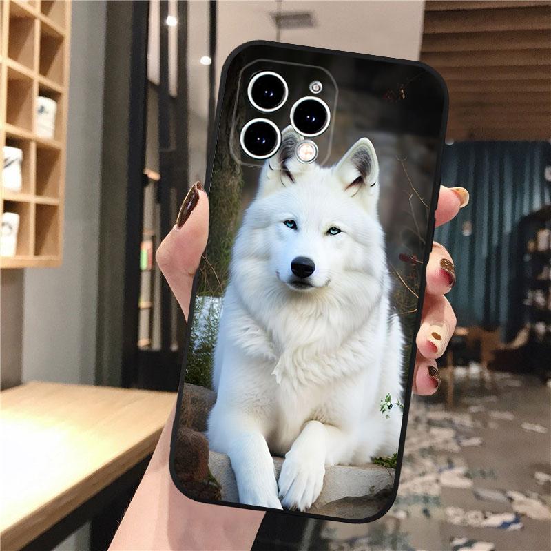 

Phone Case Carcasa Funda For iPhone 17 Pro Max 17 Air 16 15 14 13 Pro Max 15 16 Pro 15Plus Wolf Animal iphone 14Pro