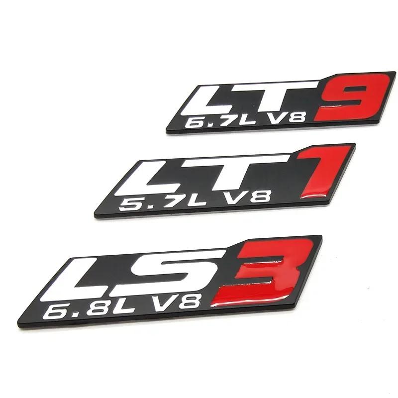 1Pc 3D Metal Car Body Rear Trunk Side Fender Emblem Sticker Auto Exterior Badge Decal
