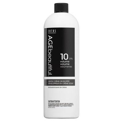 AGE Beautiful Milde Creme Entwickler für Haarfarbe Dauerwelle Toner, Entwickler 10 Stärke_16 Fl