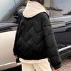 Women's Winter Warm Cotton Jacket Single Breasted Zipper Jacket