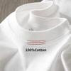 cotton t-shirt Pure White 260g Heavy T-shirt Men's Summer Pure Cotton Short-sleeved New Men's and Women's Streetwear