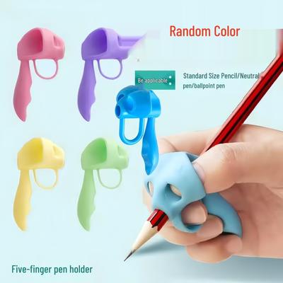 Five-Finger Grip Aid: Writing Correction Device for Young Beginners.