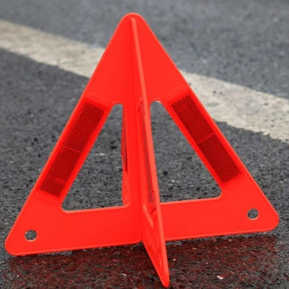 Foldable Cars Stop Sign Stand Red Traffic Warning Sign  Car Accessories