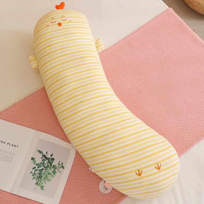 Pure Cotton Air Layer Striped Cartoon Long Strip Pillow Can Be Detached and Washed Independent Inner Liner Sleeping Leg Clamp Pillow