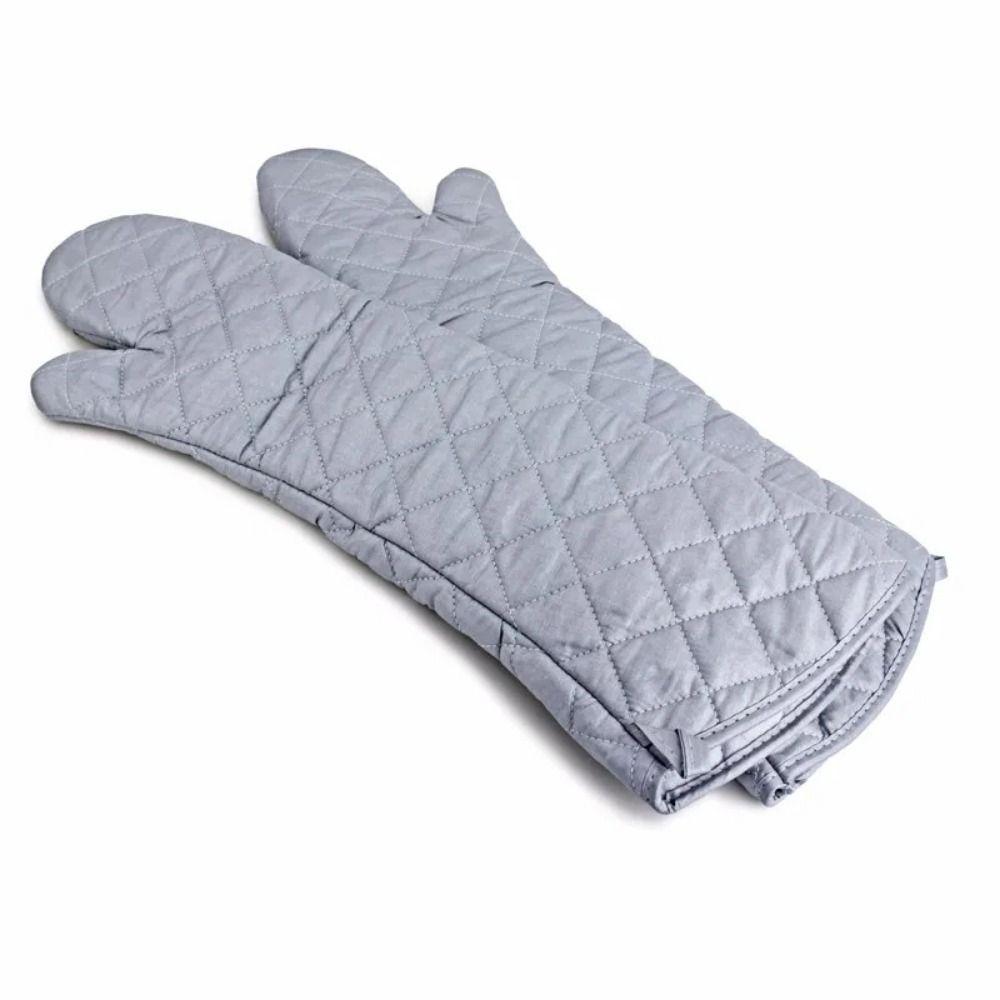 Heat Resistant Long Cotton Oven Mitts Thickened Barbecue Handschoen Cooking Tool