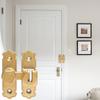 Screen Door Latch No-Drilling Privacy Safety Door Lock Latches Metal Safety Inside Locking Hardware For Bedroom Balcony Kitchen