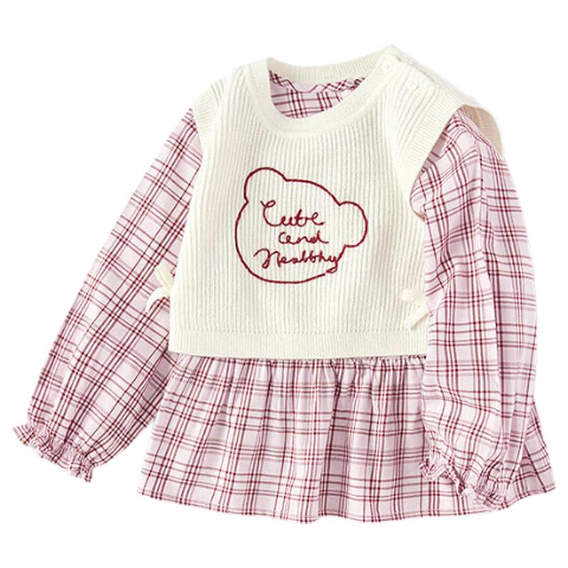 Balabala Kids Unisex Fleece-Lined Jeans 73