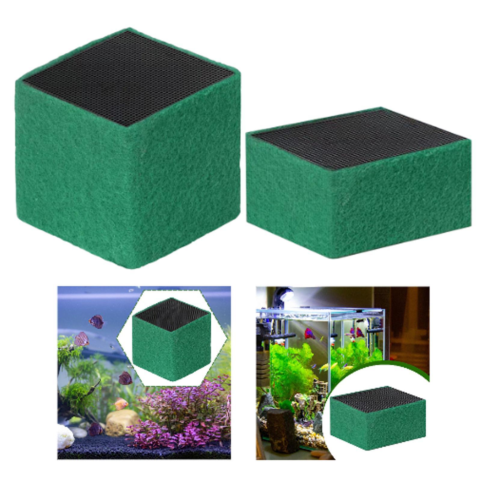 Куб-фильтр-очиститель воды для аквариума с активированным углем Эффективное решение для очистки аквариума 10cmx10cmx5cm