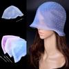 Hair Salon Bridge Cap Magic Cap Partial Dye Bridge Dye Hair Color Dye Cap Dyed Hat Bridge Hair Dye Partial Dye Cap Blue 2 Pcs