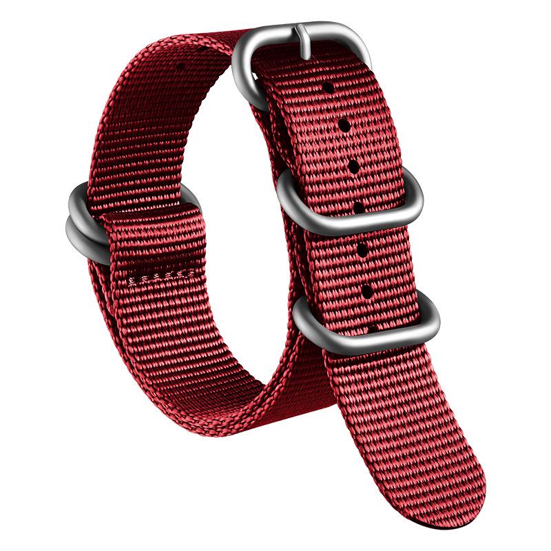 Bracelet de Montre NATO en Nylon Épaissi Xinlei - Bracelet Universel en Toile Tissée 20/22mm