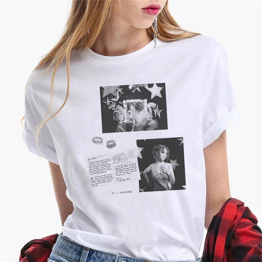 Chappell Roan t shirt girl Retro 80s Grunge harajuku Comfortable t shirt 2000s Psychedelic Comfortable Punk Vintage Digital