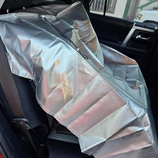 Yousheng Baby Car Safety Seat Sunshade Cover Portable Foldable Reflective UV Shielding Sunlight Heat Blocking Universal Infant Automotive Safety Seat