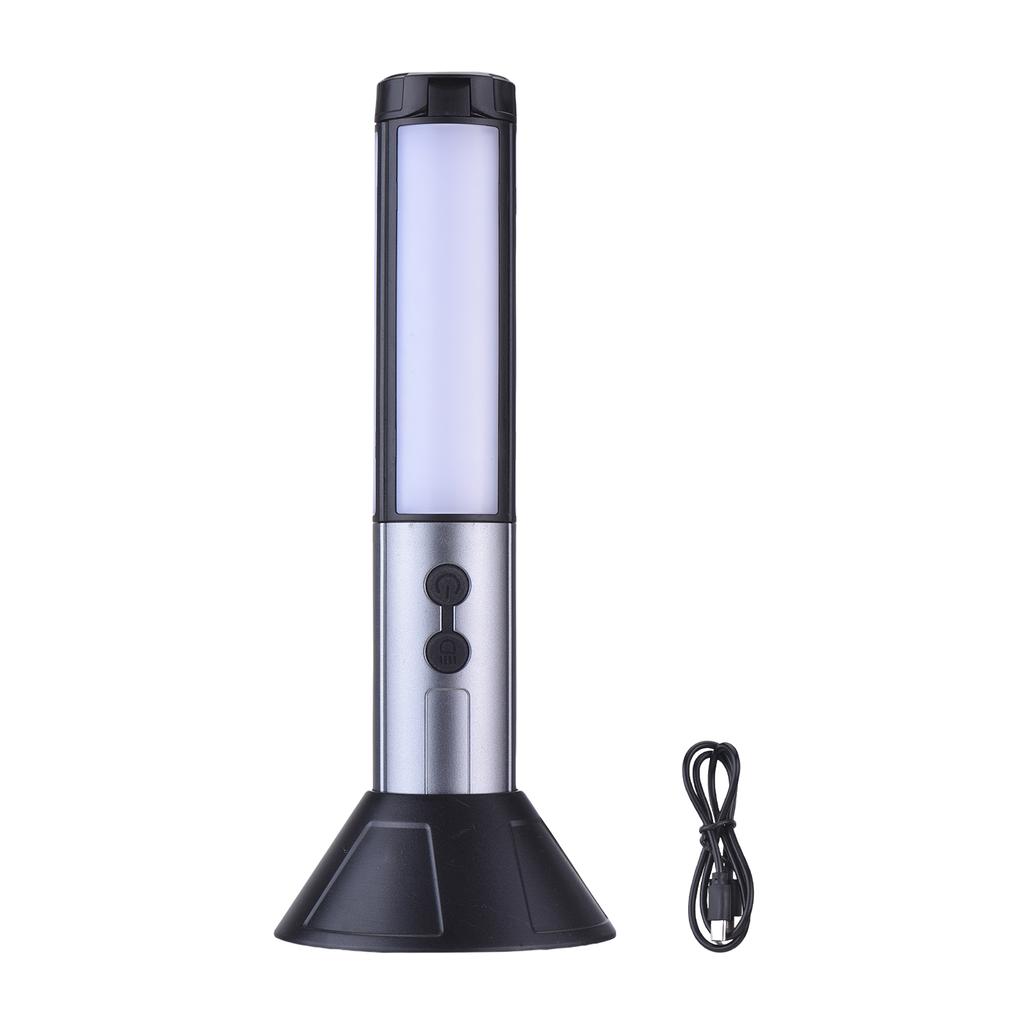 Portable Camping Light, Cordless Rechargeable LED Work Light, Telescopic Flashlight for Emergency,