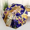 1pc Stained Glass Princess Themed High-quality Umbrella,Automatic Opening and Closing Umbrella,Multi-functional Umbrella G0811349