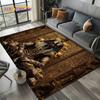 3D Retro Ancient Egypt Death Anubis Pharaoh Horus Mythology Carpet Rug for Living Room Bedroom Home Sofa,Kids Non-slip Floor Mat