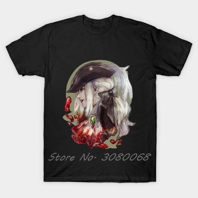 Unisex Short Sleeve Oneck Clothes Lady Maria Bloodborne Tshirt Women Fashion T Shirt Summer Cotton Tees Hip Hop Harajuku Tshirt S