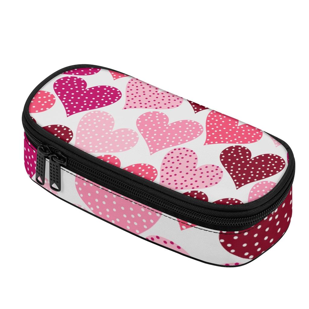 Pen Case Spacious Storage Secure Zipper Wear Resistant Polyester with Main Compartment Mesh Pocket and Pen Slots for Classroom Use