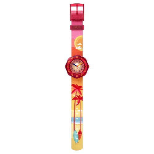 Swatch FLIK FLAK POOL IN MIAMI Uhr, FPSP040, Rot