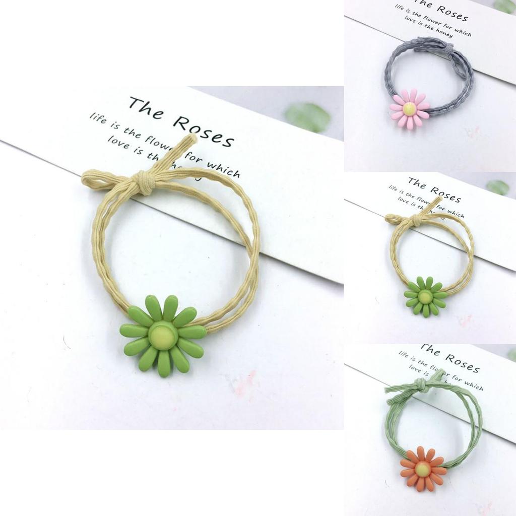 Beautiful Ins Women Daisy Hair Rope Headband With High-elastic Korean Rubber Band