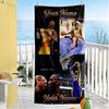 Kobe Personalized Name Beach Towel Super Soft Absorbent Perfect For Traveling Yoga Camping And Swimming