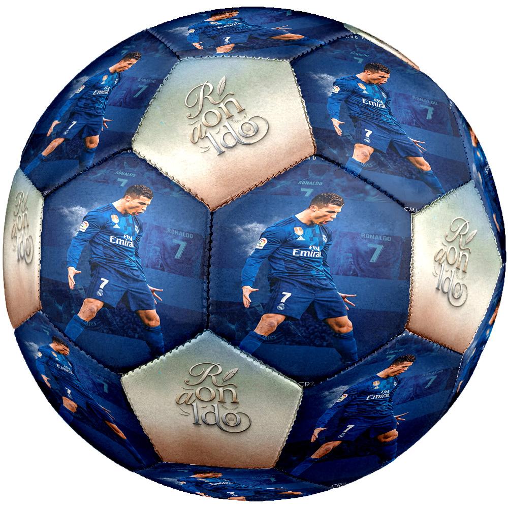 Ronaldo's Golden Legend: Ronaldo's Legacy Size 5 Football Machine Sewn Indoor/Outdoor Training and Matches Surprise Collection Gift