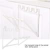 Household Waste Garbage Bag Hanging Rack Rubbish Bag Holder Kitchen Cabinet Bag Rack Holder Accessory Waste Bag Rack Kitchen Supplies(White)
