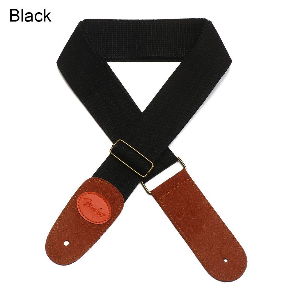

New Musical Instrument Part Multi-Color Adjustable Guitar Belts Guitar Accessories Guitar Strap чорний