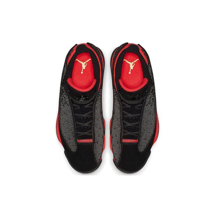 CLOT x Air Jordan 13 Retro Low Infra-Bred Unisex Sneakers Black Infrared-23 AT3102-006