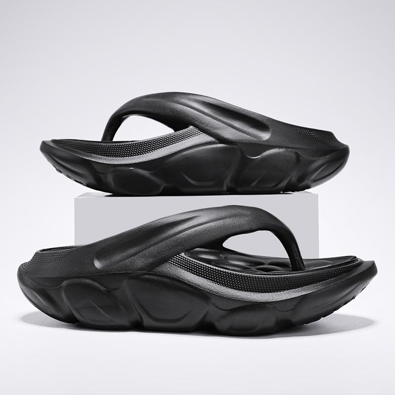 Fashion Men's Outdoor Indoor Thick Bottom Flip Flops Male Students Walking Casual Footwear Water Shoes