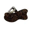 Fashion Women Slippers High Heels Leopard Shoes Dress Fashion Woman's Sandals 2025 Summer Designer Slides New Casual Sandalias De Mujer