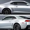 TOMALL 6pcs Car Side Vent ert Stripe Vinyl Stickers Compatible with Chevrolet Camaro 2010-2015 Inlay Side Vent Gill Decals for Car (Matte Black)