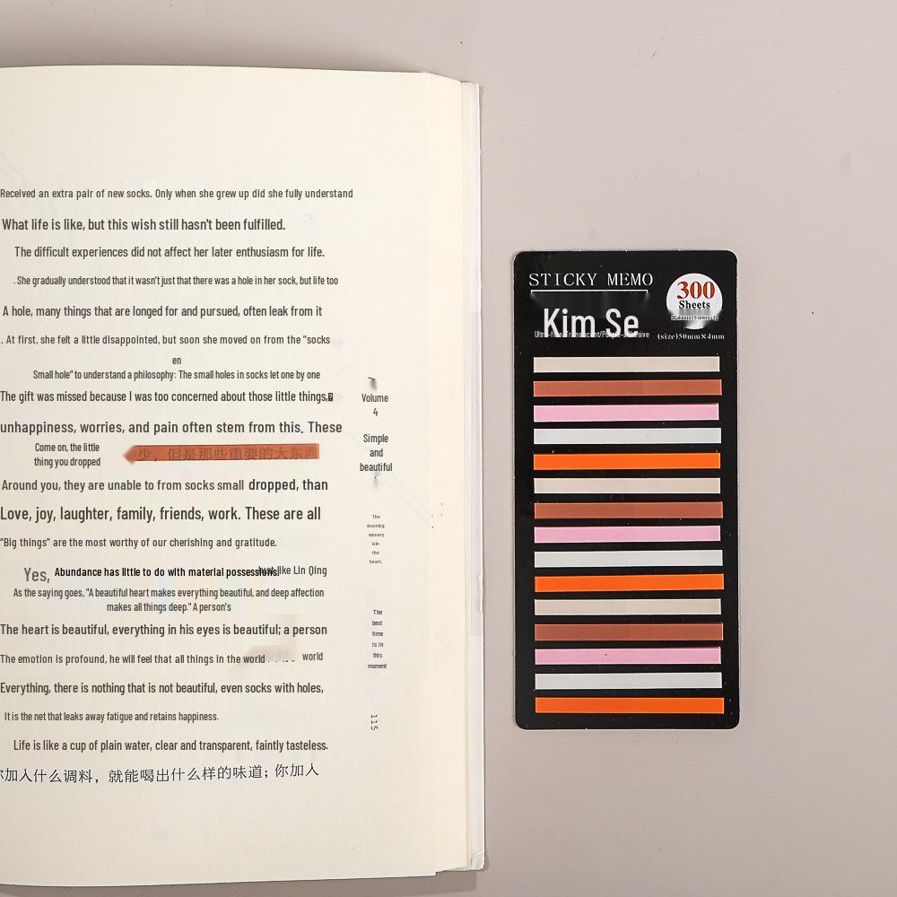 

Waterproof Transparent PET Index Sticky Notes – Colorful & Extra Fine for Classification and Marking