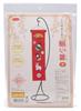 Takagi Fiber Panami Hinamatsuri Craft Chirimen for Wishing Hanging Stand Kit, (Crepe) Children's Growth, Doll, Red. LH170 TD-5 (Sold Separately)