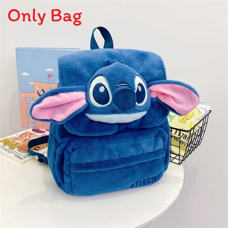 Stitch Plüschtier Tasche mit Canvas Innentasche für den täglichen Freizeitgebrauch