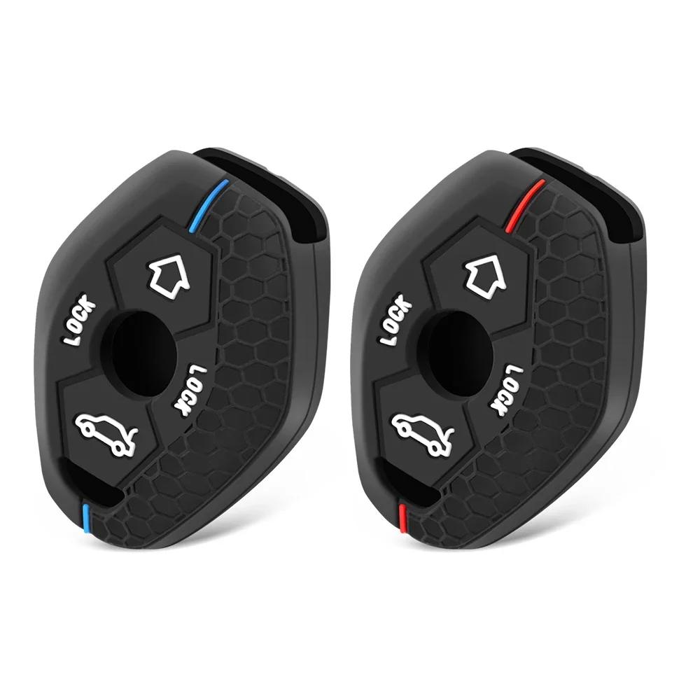 Étui porte-clés en silicone pour clé de voiture BMW E46, E53, X5, X3, E83, X3, E39, Série 7, 5, 3, 330i