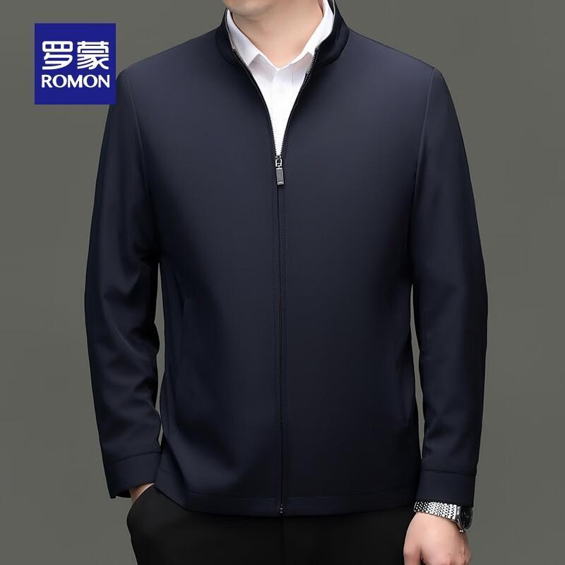 

ROMON Men s Stand Collar Business Casual Jacket 5J443001 L