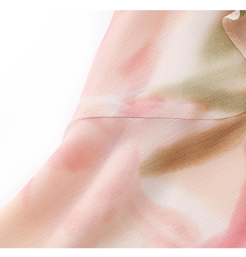 Elegant Slimming Summer Ruffle Dress - French Chic Style