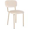 Velvet Chair Louis Gold Beige Velvet