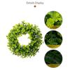 Green Wreath Artificial Four Leaf Clovers Garlands Green Hanging Tinsel Garlands Ornament for Patricks Day Decoration